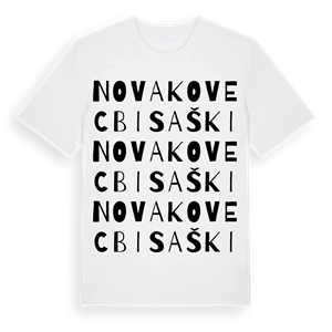 Novakovec Bisaški ordlek t-shirt – ekologisk bomull t-shirt från Pinshirt