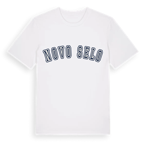 Novo Selo college t-shirt – ekologisk bomull t-shirt från Pinshirt