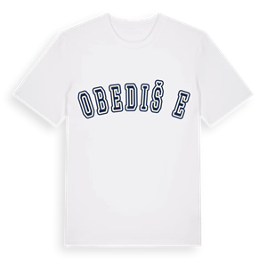 Obedišće college t-shirt – ekologisk bomull t-shirt från Pinshirt