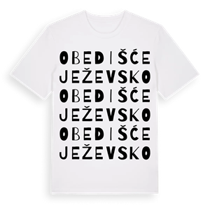 Obedišće Ježevsko ordlek t-shirt – ekologisk bomull t-shirt från Pinshirt