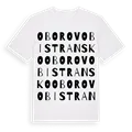 Oborovo Bistransko ordlek t-shirt