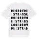 Oborovo Bistransko ordlek t-shirt