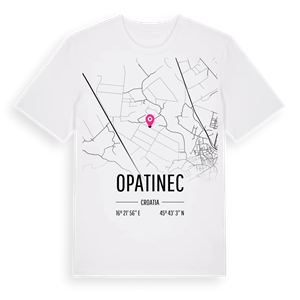 Opatinec karta t-shirt – ekologisk bomull t-shirt från Pinshirt
