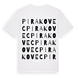 Pirakovec ordlek t-shirt – ekologisk bomull t-shirt från Pinshirt