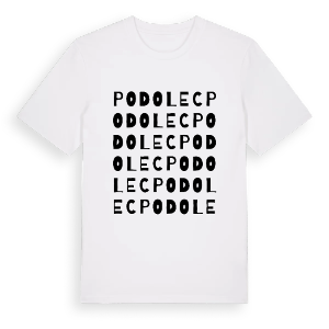 Podolec ordlek t-shirt – ekologisk bomull t-shirt från Pinshirt