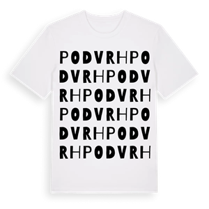 Podvrh ordlek t-shirt – ekologisk bomull t-shirt från Pinshirt