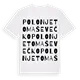Polonje Tomaševečko ordlek t-shirt