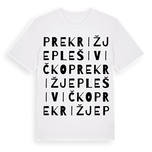 Prekrižje Plešivičko ordlek t-shirt – ekologisk bomull t-shirt från Pinshirt
