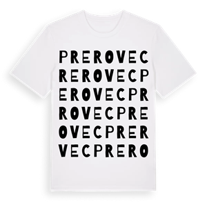 Prerovec ordlek t-shirt – ekologisk bomull t-shirt från Pinshirt