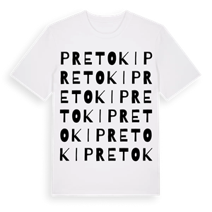 Pretoki ordlek t-shirt – ekologisk bomull t-shirt från Pinshirt