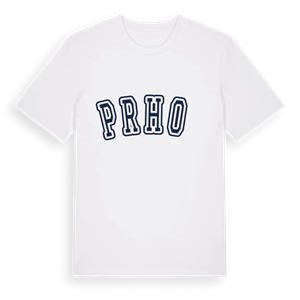 Prhoć college t-shirt – ekologisk bomull t-shirt från Pinshirt