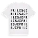 Prilesje ordlek t-shirt