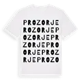 Prozorje ordlek t-shirt