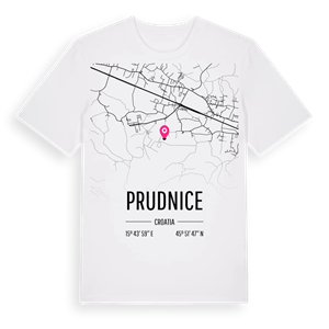 Prudnice karta t-shirt – ekologisk bomull t-shirt från Pinshirt