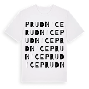 Prudnice ordlek t-shirt – ekologisk bomull t-shirt från Pinshirt