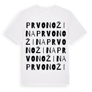 Prvonožina ordlek t-shirt – ekologisk bomull t-shirt från Pinshirt