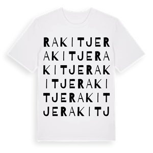Rakitje ordlek t-shirt – ekologisk bomull t-shirt från Pinshirt