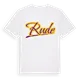 Rude baseball t-shirt