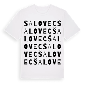 Šalovec ordlek t-shirt – ekologisk bomull t-shirt från Pinshirt