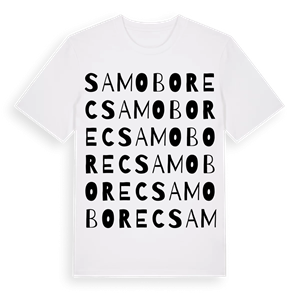 Samoborec ordlek t-shirt – ekologisk bomull t-shirt från Pinshirt