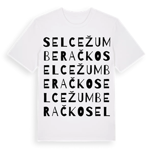 Selce Žumberačko ordlek t-shirt – ekologisk bomull t-shirt från Pinshirt