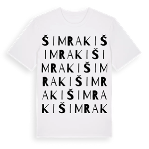 Šimraki ordlek t-shirt – ekologisk bomull t-shirt från Pinshirt