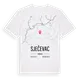 Sječevac karta t-shirt