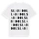 Slani Dol ordlek t-shirt