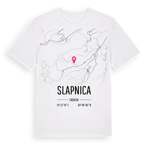 Slapnica karta t-shirt – ekologisk bomull t-shirt från Pinshirt