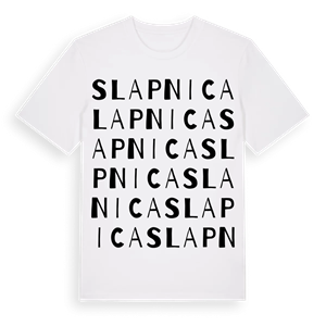 Slapnica ordlek t-shirt – ekologisk bomull t-shirt från Pinshirt