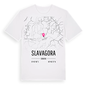 Slavagora karta t-shirt – ekologisk bomull t-shirt från Pinshirt