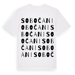 Sobočani ordlek t-shirt – ekologisk bomull t-shirt från Pinshirt