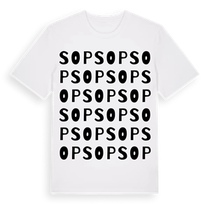 Sop ordlek t-shirt – ekologisk bomull t-shirt från Pinshirt