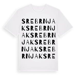 Srebrnjak ordlek t-shirt – ekologisk bomull t-shirt från Pinshirt
