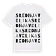 Srednja Velika ordlek t-shirt