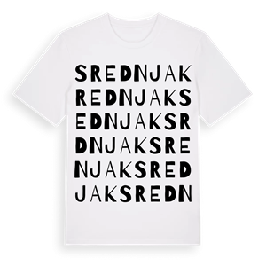 Srednjak ordlek t-shirt – ekologisk bomull t-shirt från Pinshirt