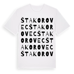 Štakorovec ordlek t-shirt – ekologisk bomull t-shirt från Pinshirt