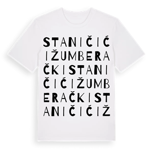 Staničići Žumberački ordlek t-shirt – ekologisk bomull t-shirt från Pinshirt