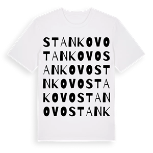 Stankovo ordlek t-shirt – ekologisk bomull t-shirt från Pinshirt