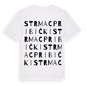 Strmac Pribićki ordlek t-shirt – ekologisk bomull t-shirt från Pinshirt
