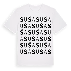 Suša ordlek t-shirt – ekologisk bomull t-shirt från Pinshirt