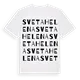 Sveta Helena ordlek t-shirt