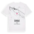 Svibje karta t-shirt