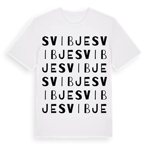 Svibje ordlek t-shirt – ekologisk bomull t-shirt från Pinshirt