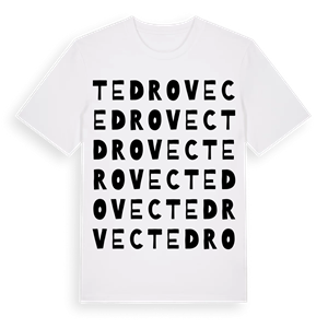 Tedrovec ordlek t-shirt – ekologisk bomull t-shirt från Pinshirt