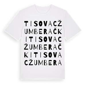 Tisovac Žumberački ordlek t-shirt – ekologisk bomull t-shirt från Pinshirt