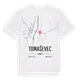 Tomaševec karta t-shirt