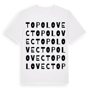 Topolovec ordlek t-shirt – ekologisk bomull t-shirt från Pinshirt