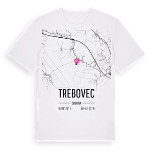 Trebovec karta t-shirt – ekologisk bomull t-shirt från Pinshirt