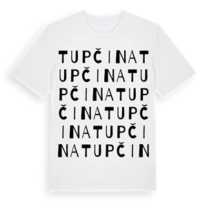 Tupčina ordlek t-shirt – ekologisk bomull t-shirt från Pinshirt